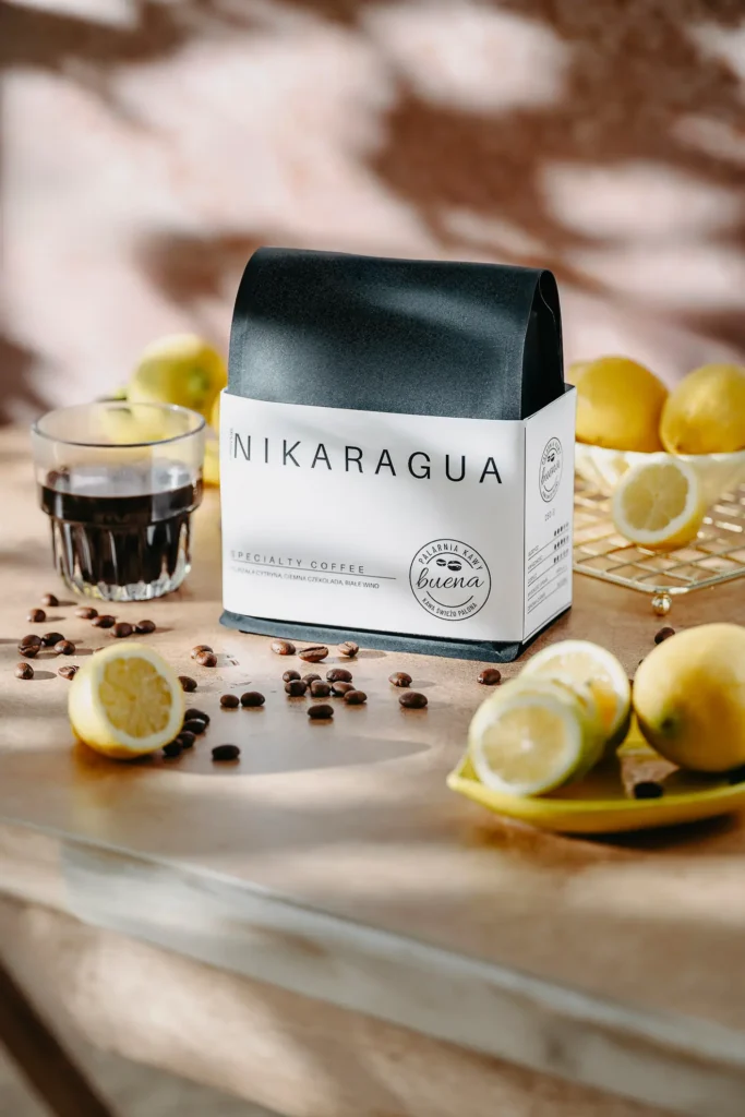 Zdjęcie produktowe kawy z palarni Buena